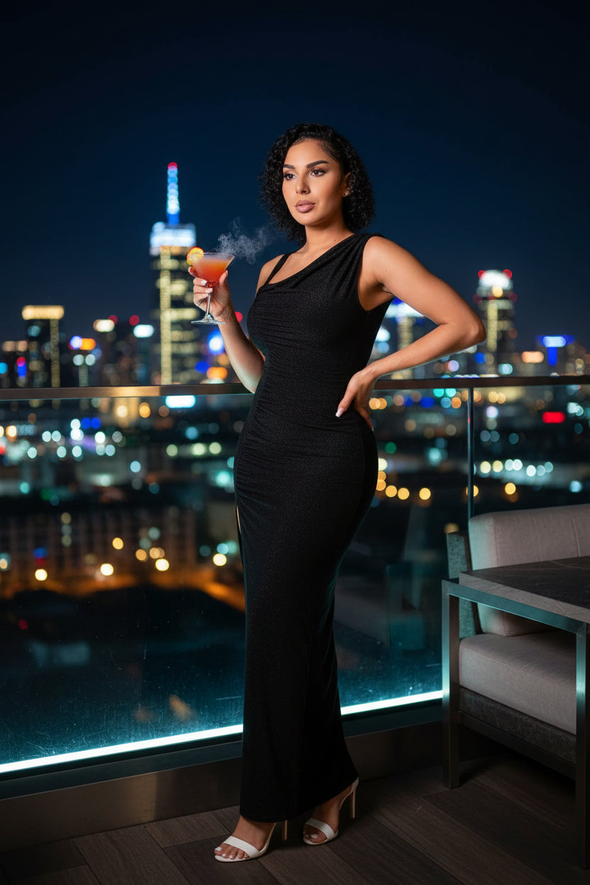 The Reserved Table Slit Maxi Dress