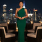The Bordeaux One-Shoulder Maxi Dress - After Nine