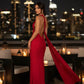 The Bordeaux One-Shoulder Maxi Dress - After Nine