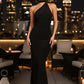 The Bordeaux One-Shoulder Maxi Dress - After Nine