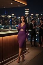 The Sapphire Cutout Midi Dress