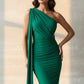 The Bordeaux One-Shoulder Maxi Dress - After Nine