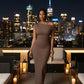 The Sculpted One-Shoulder Maxi Dress - After Nine