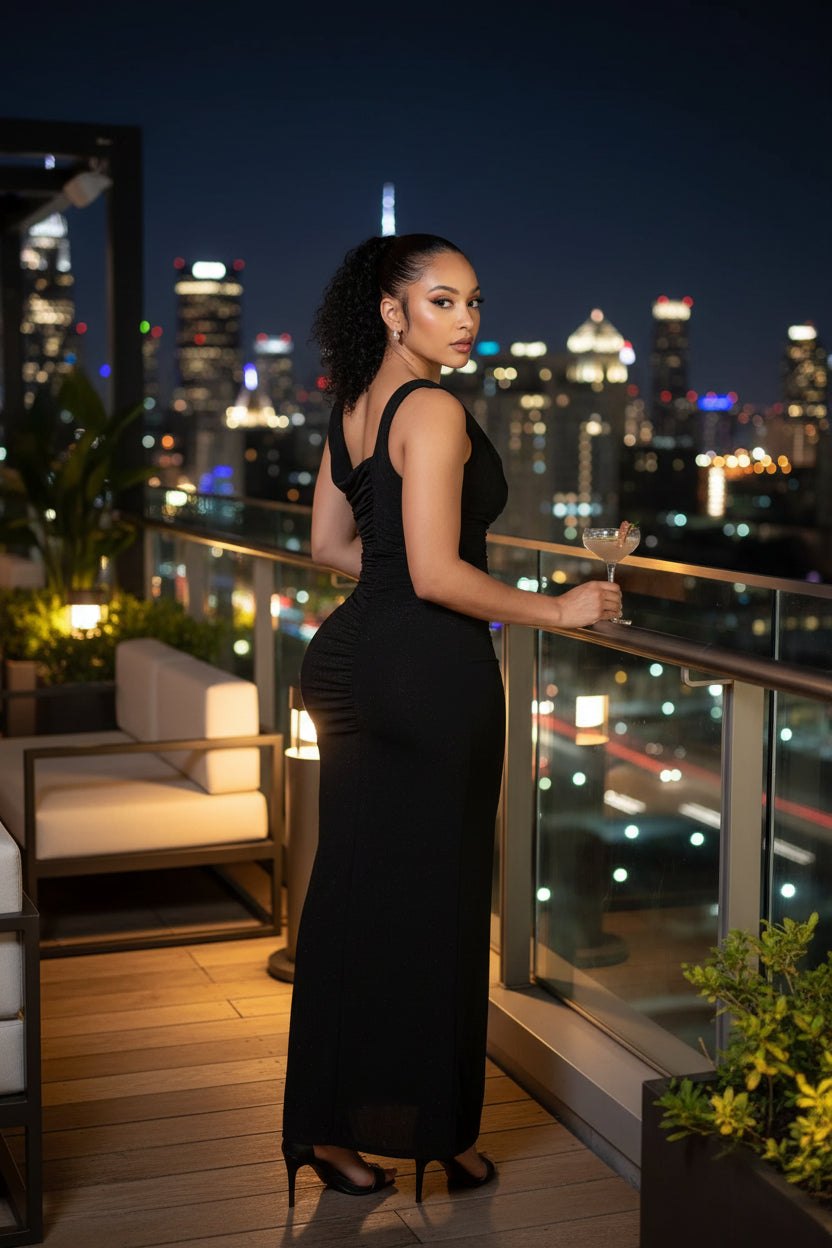 The Reserved Table Slit Maxi Dress