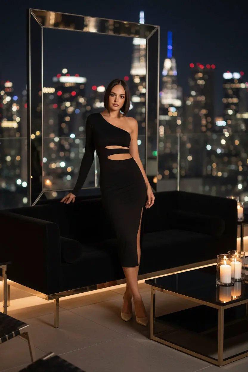 The Eclipse Cutout Maxi Dress