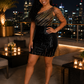 The Main Event Sequin Mini Dress