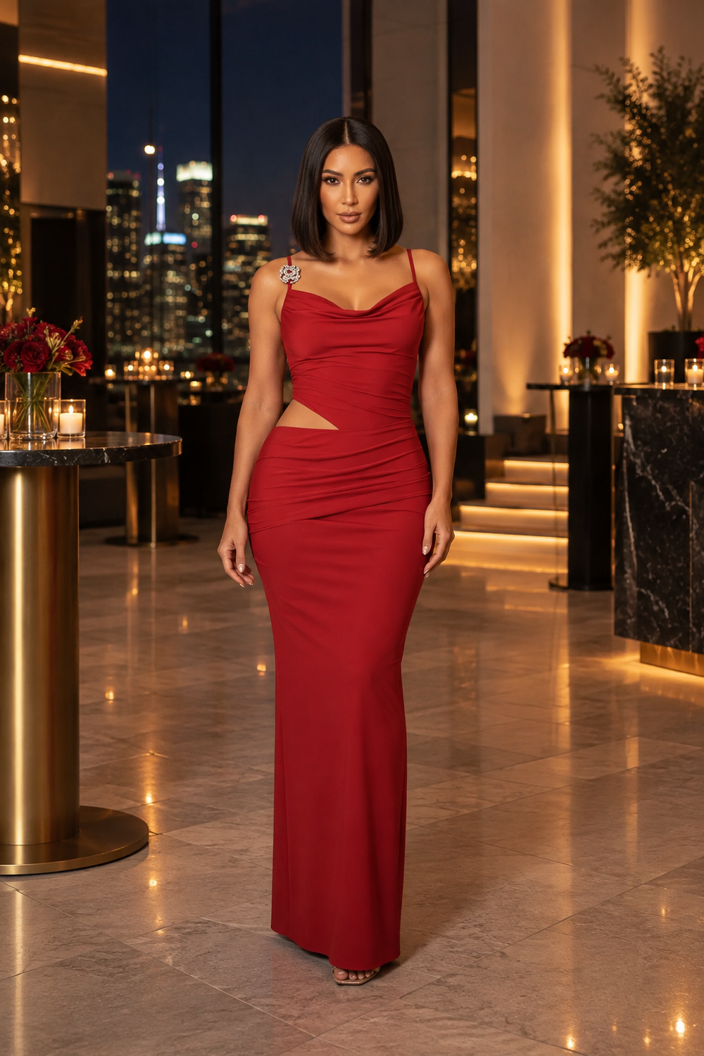 The Scarlett Cutout Maxi Dress