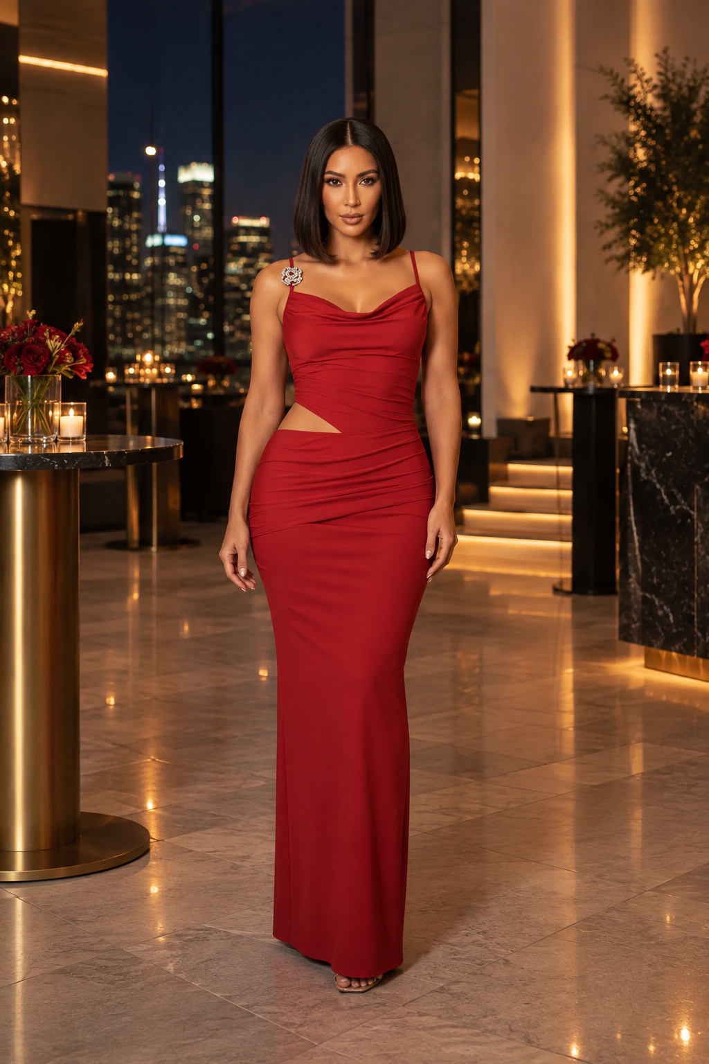 The Scarlett Cutout Maxi Dress