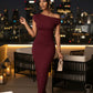 The Sculpted One-Shoulder Maxi Dress - After Nine
