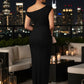The Sculpted One-Shoulder Maxi Dress - After Nine