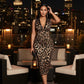 Wild Nights Leopard Midi Dress - After Nine